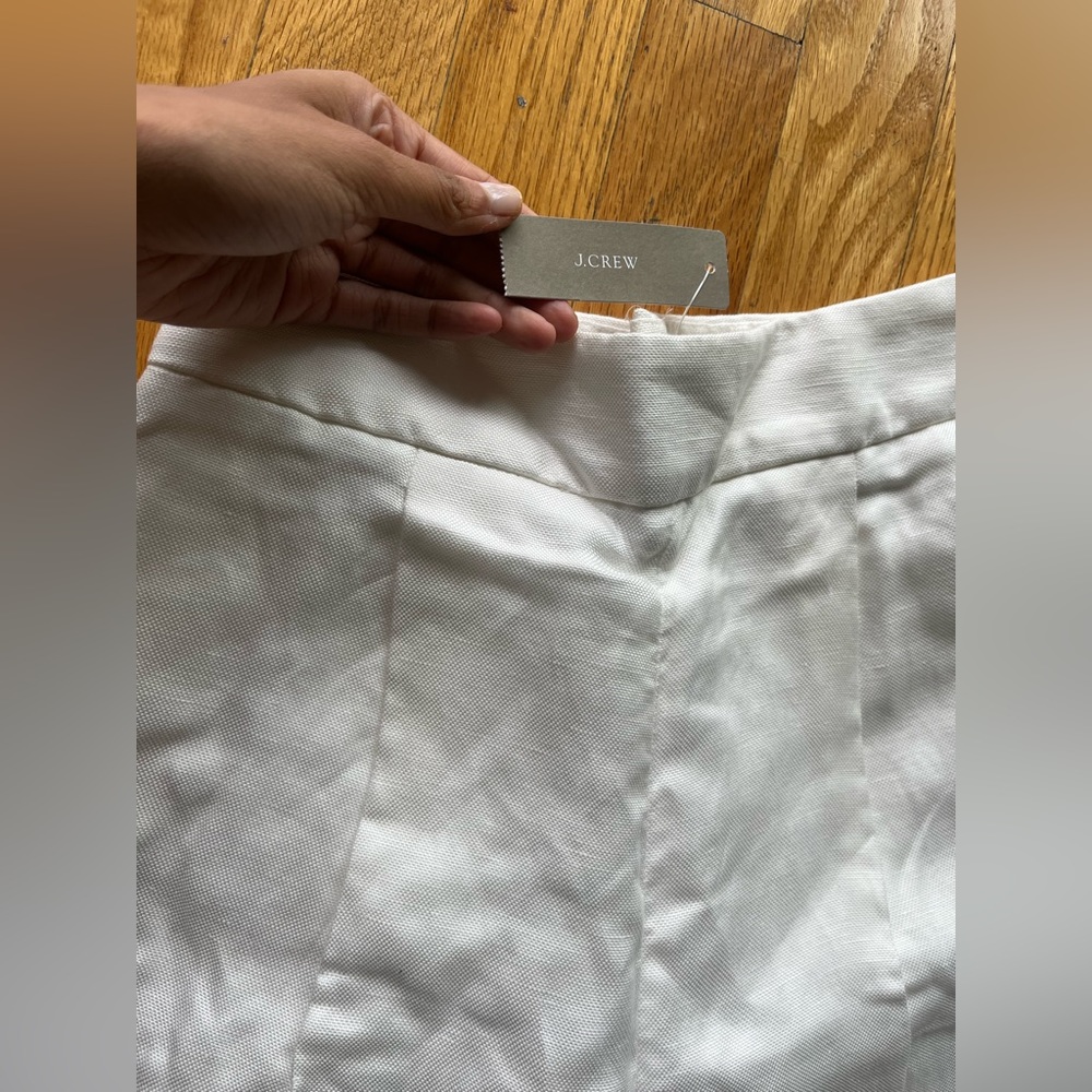 Jcrew High-rise pleated pant in linen blend - Picture 5 of 8